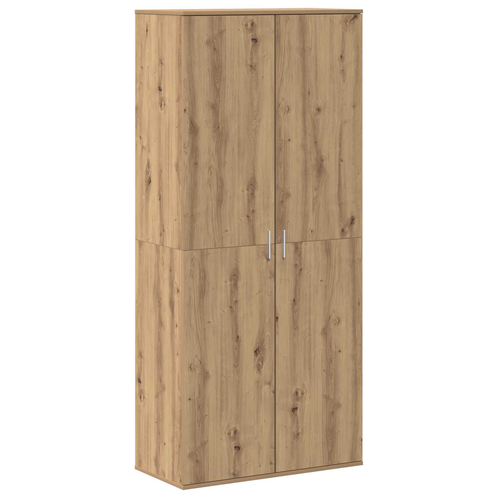 vidaXL Bufet dąb artisan 80 x 39 x 178 cm Materiał drewnopochodny
