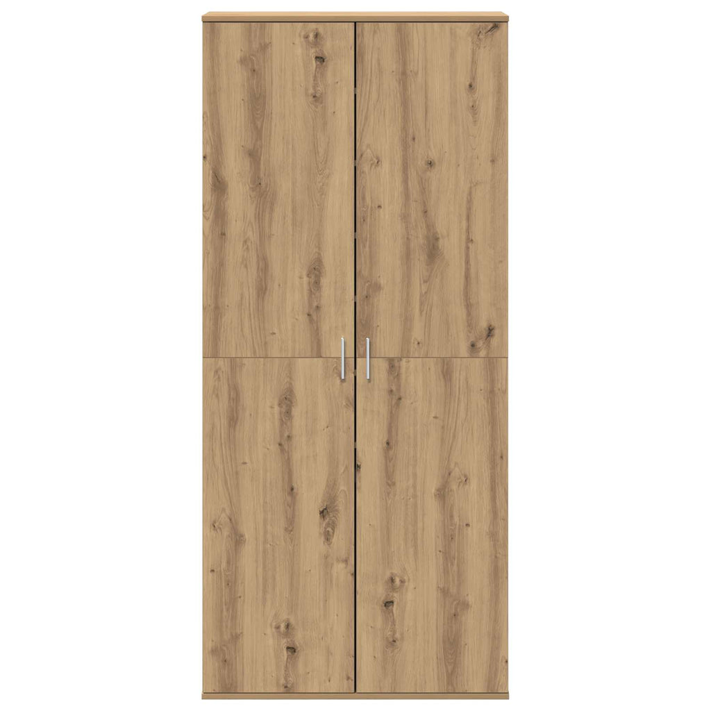 vidaXL Bufet dąb artisan 80 x 39 x 178 cm Materiał drewnopochodny