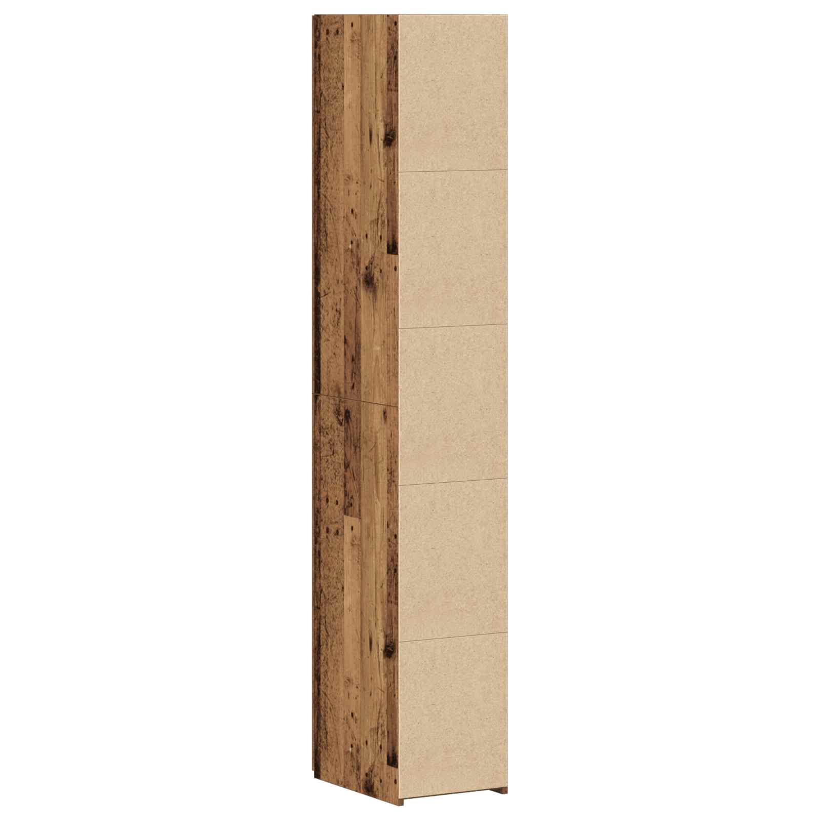 vidaXL Highboard 2 pcs Stare drewno 30 x 42,5 x 185 cm