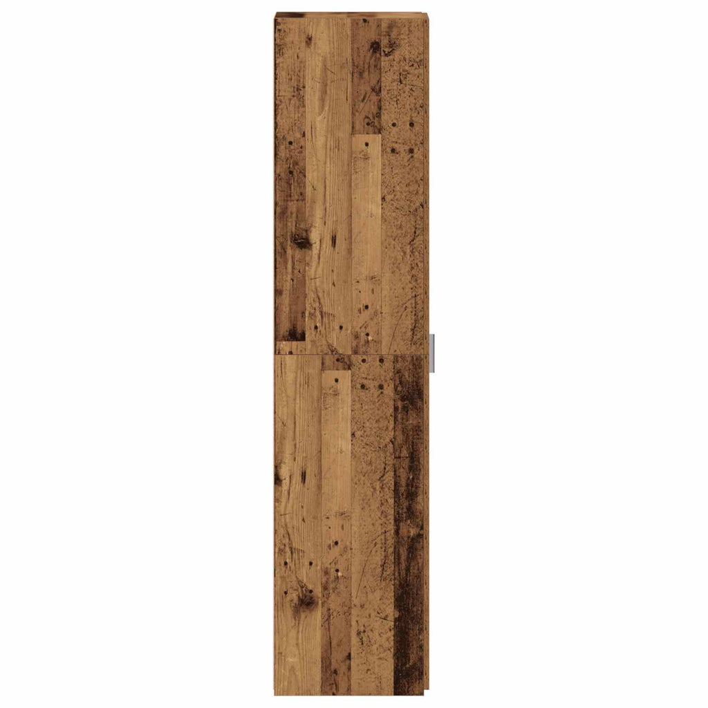 vidaXL Highboard 2 pcs Stare drewno 30 x 42,5 x 185 cm