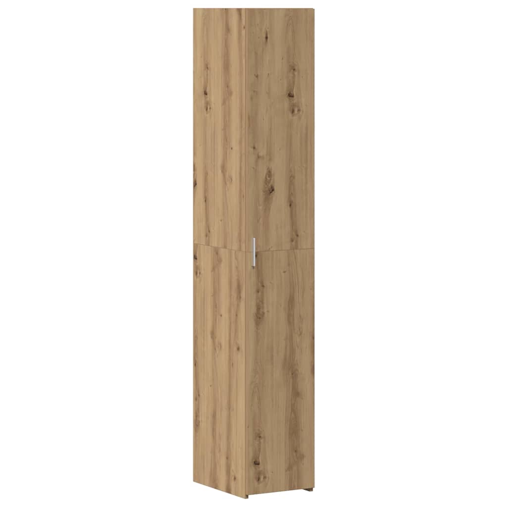 vidaXL Highboard 2 pcs Dąb rzemieślniczy 30 x 42,5 x 185 cm