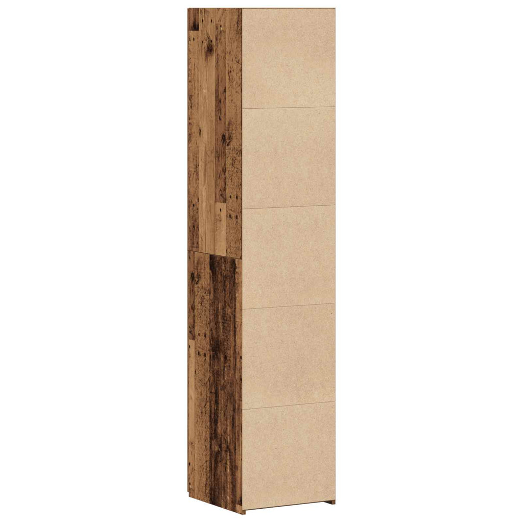 vidaXL Highboard Stare drewno 40 x 42,5 x 185 cm