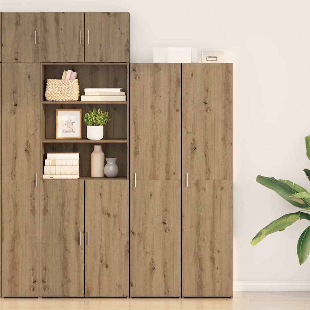 vidaXL Highboard Dąb rzemieślniczy 40 x 42,5 x 185 cm