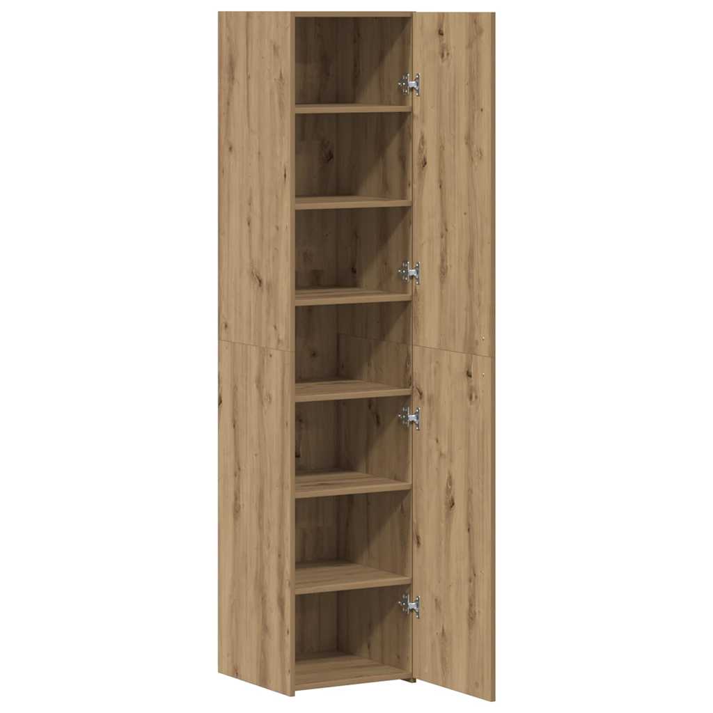 vidaXL Highboard Dąb rzemieślniczy 40 x 42,5 x 185 cm