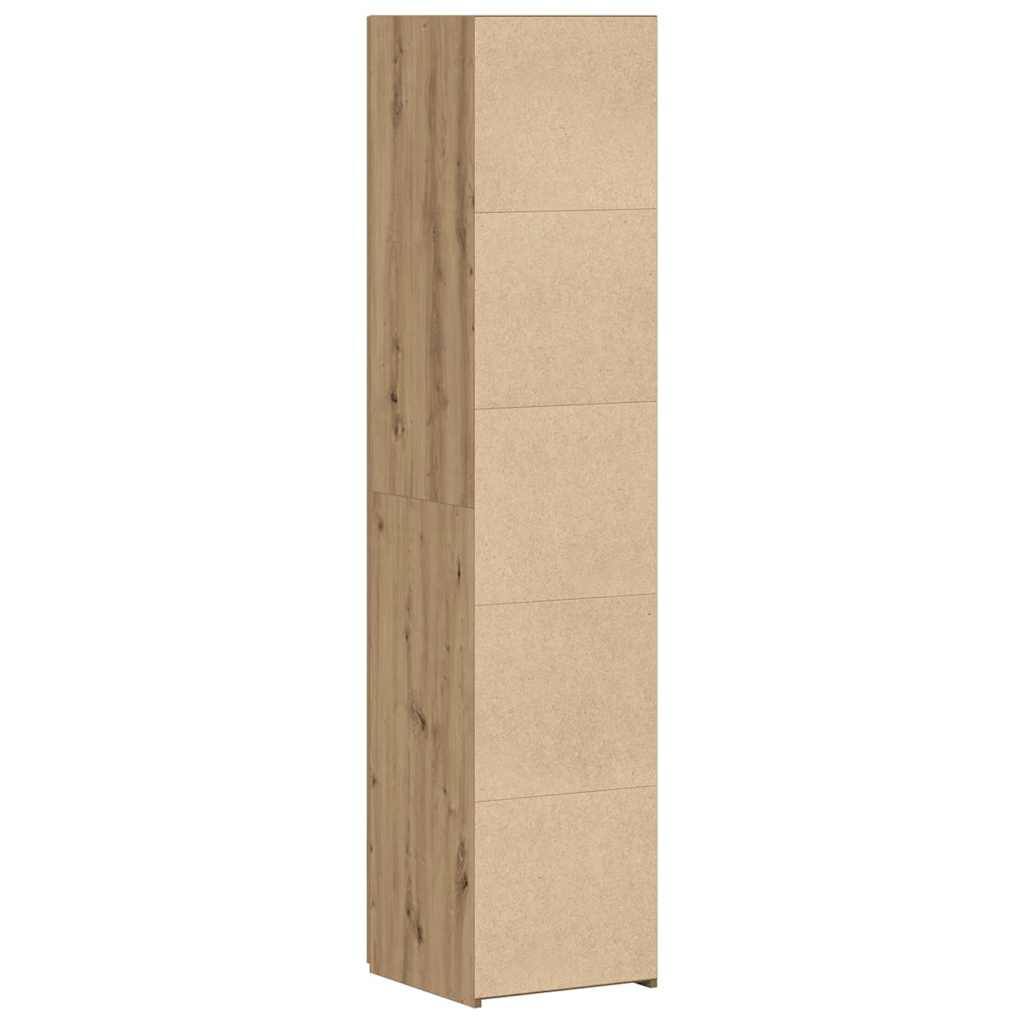 vidaXL Highboard Dąb rzemieślniczy 40 x 42,5 x 185 cm