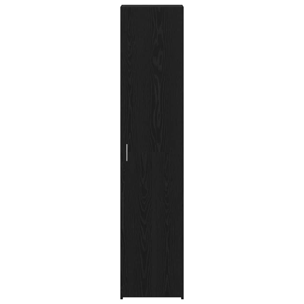 vidaXL Highboard Czarny Dąb 40 x 42,5 x 185 cm