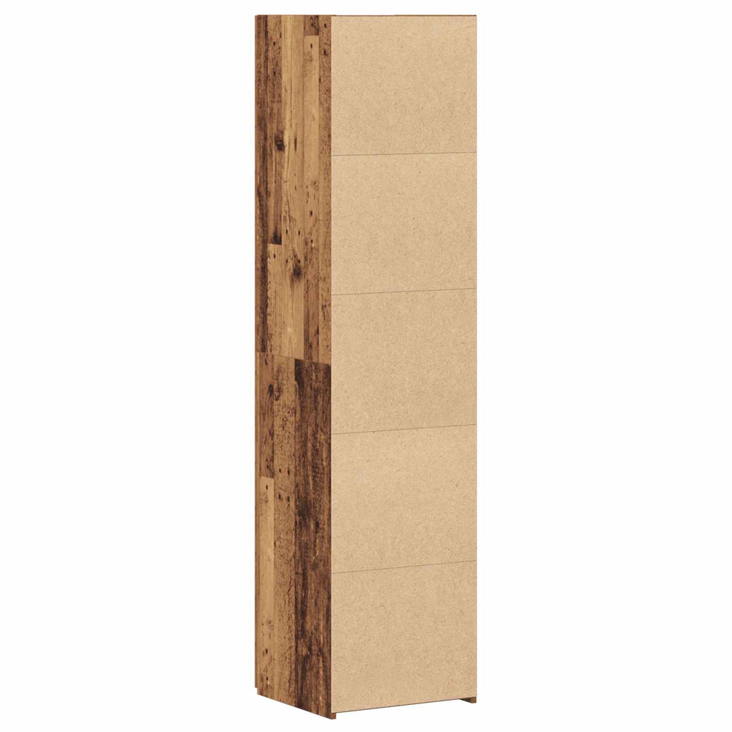 vidaXL Highboard Stare drewno 45 x 42,5 x 185 cm