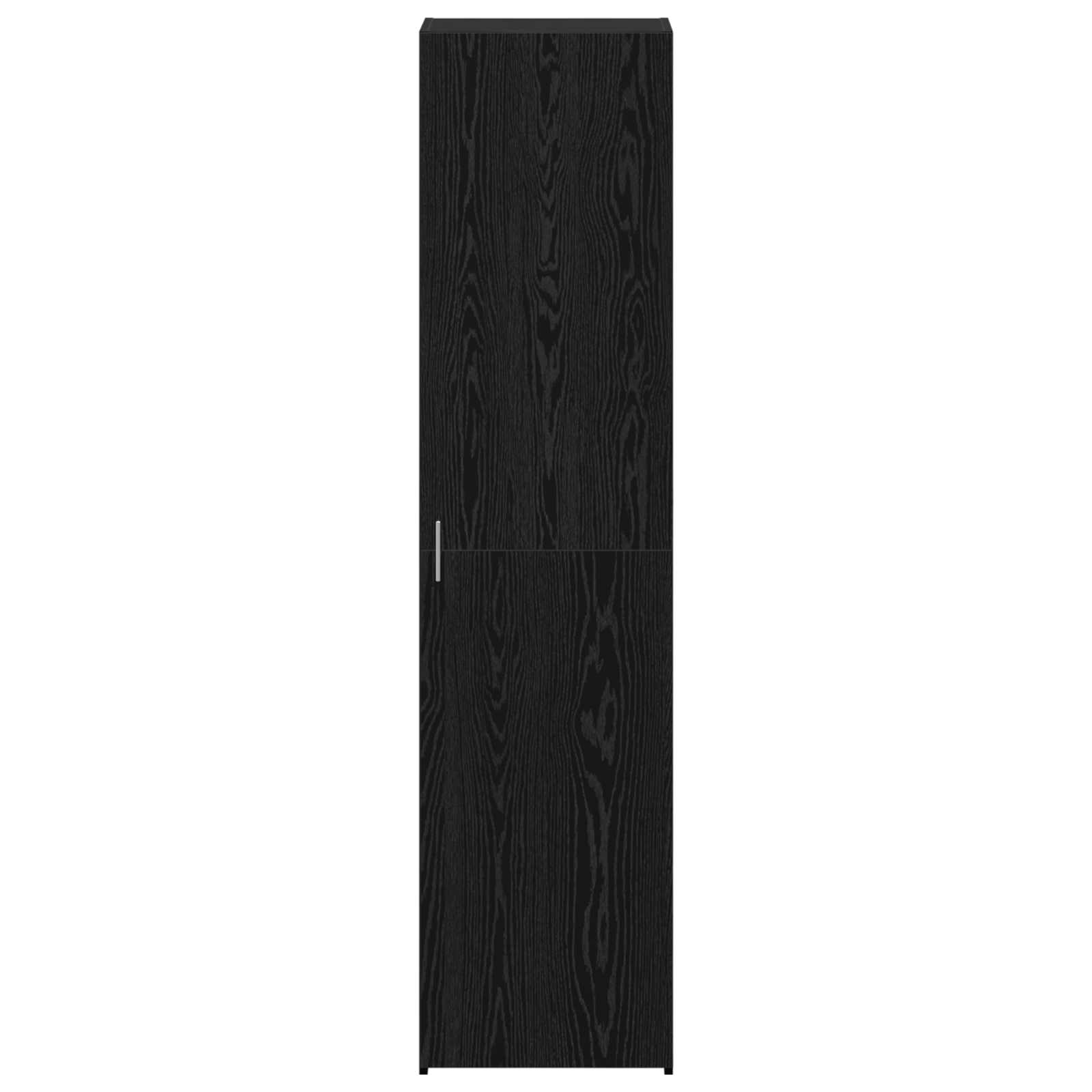 vidaXL Highboard Czarny Dąb 45 x 42,5 x 185 cm