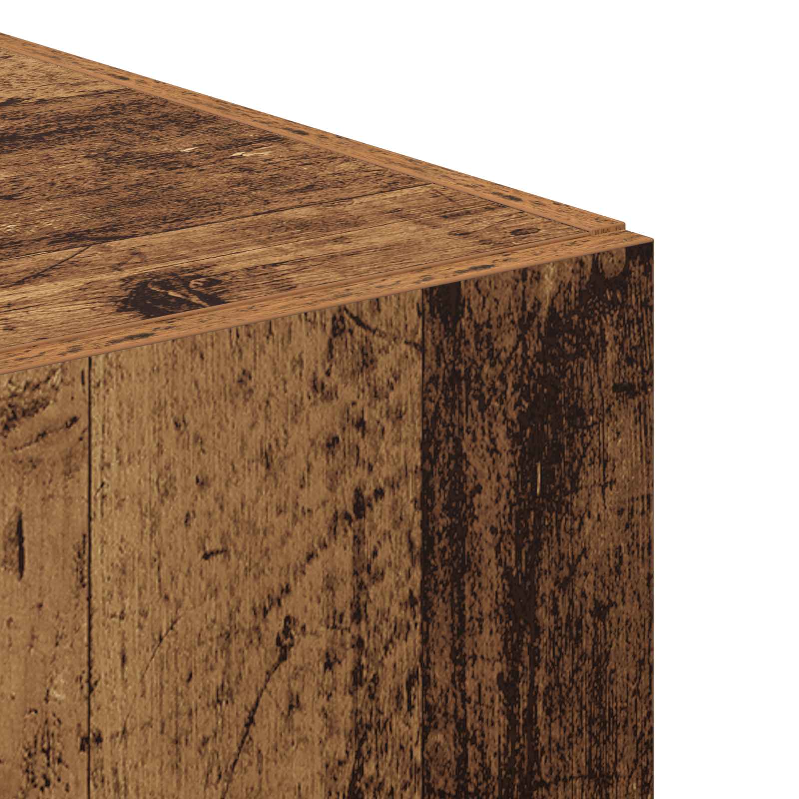 vidaXL Highboard 2 pcs Stare drewno 50 x 42,5 x 185 cm