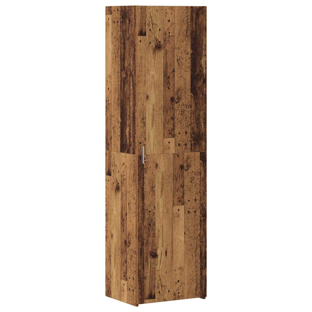 vidaXL Highboard 2 pcs Stare drewno 50 x 42,5 x 185 cm
