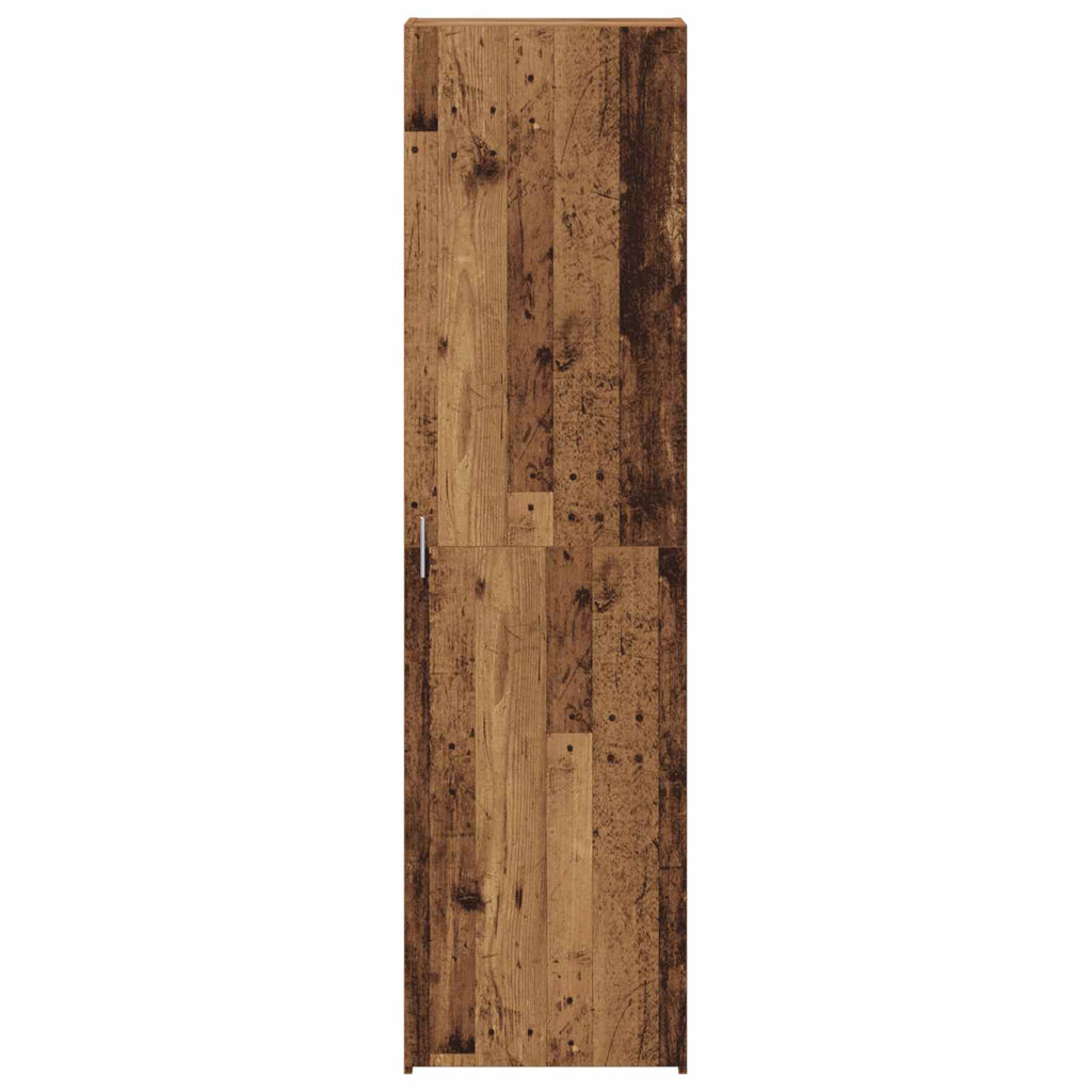 vidaXL Highboard 2 pcs Stare drewno 50 x 42,5 x 185 cm