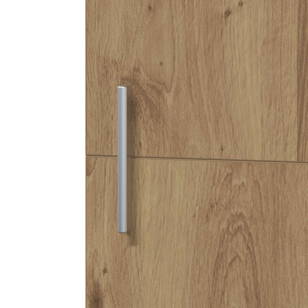 vidaXL Highboard 2 pcs Dąb rzemieślniczy 50 x 42,5 x 185 cm
