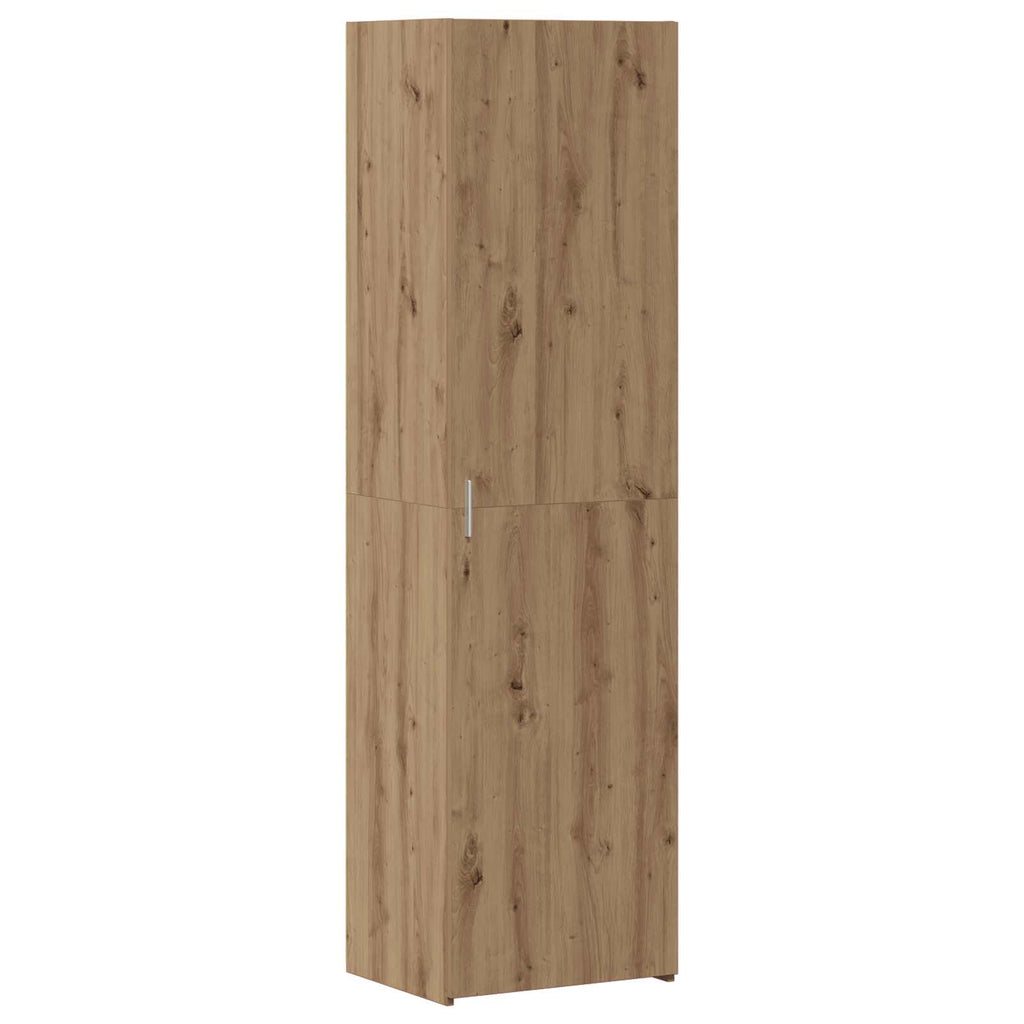vidaXL Highboard 2 pcs Dąb rzemieślniczy 50 x 42,5 x 185 cm