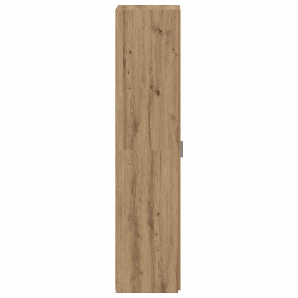 vidaXL Highboard 2 pcs Dąb rzemieślniczy 50 x 42,5 x 185 cm