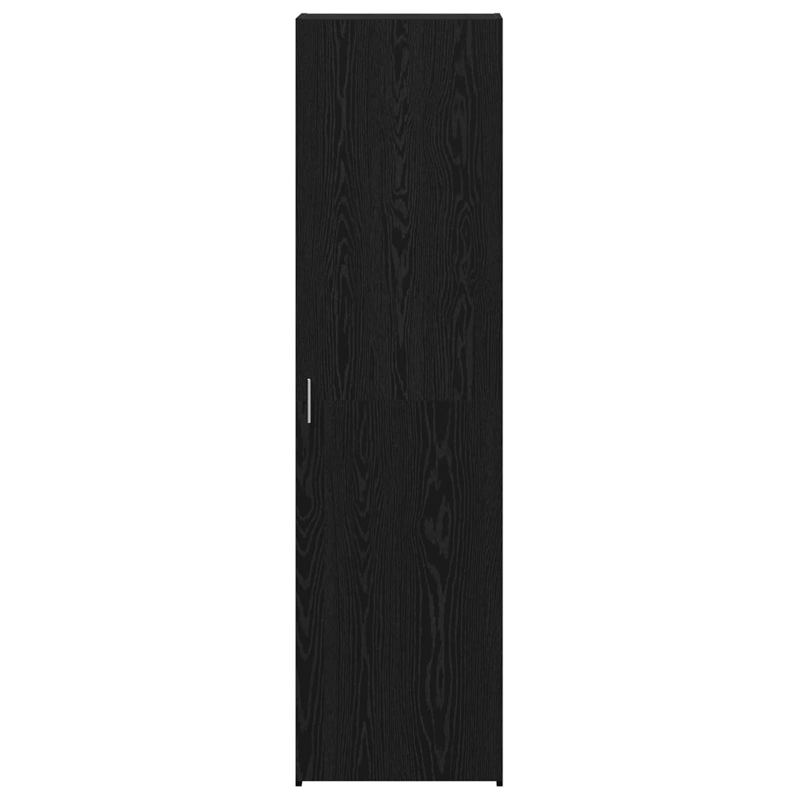 vidaXL Highboard Czarny Dąb 50 x 42,5 x 185 cm