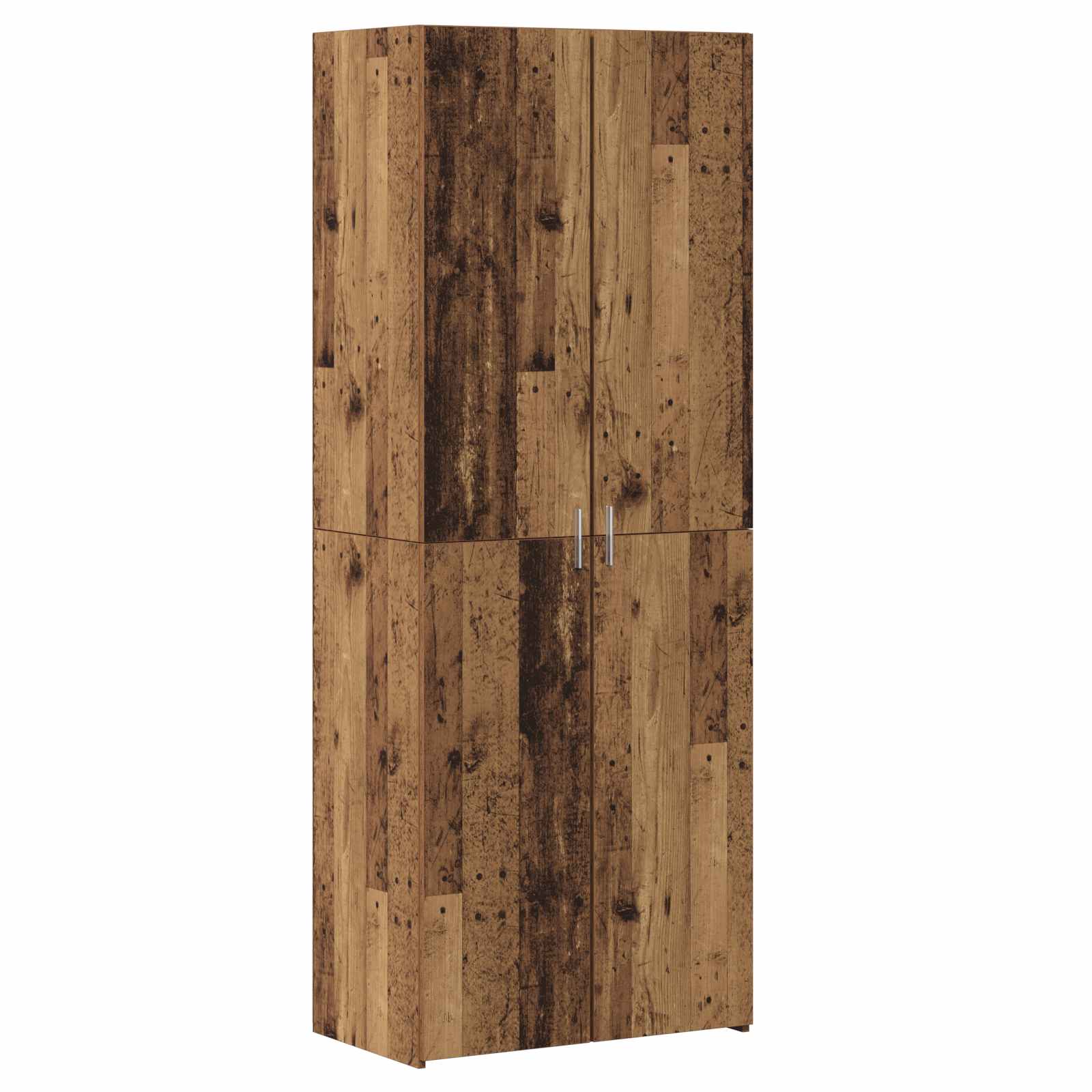 vidaXL Highboard 2 pcs Stare drewno 70 x 42,5 x 185 cm
