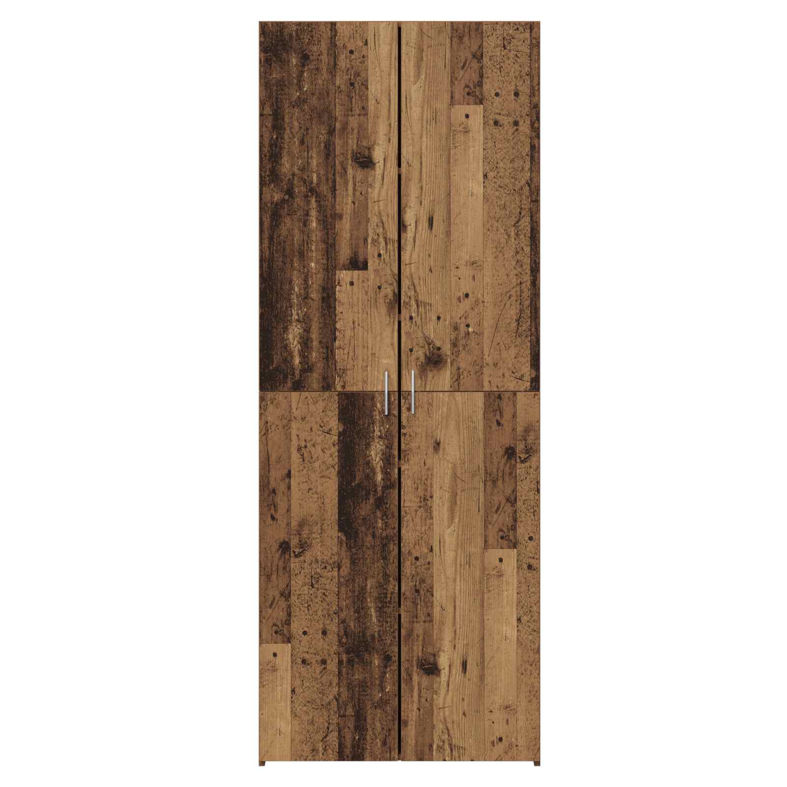 vidaXL Highboard 2 pcs Stare drewno 70 x 42,5 x 185 cm