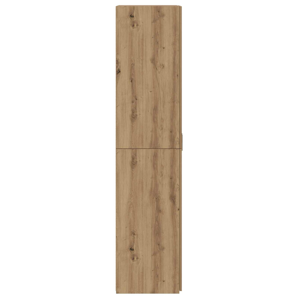 vidaXL Highboard 2 pcs Dąb rzemieślniczy 70 x 42,5 x 185 cm