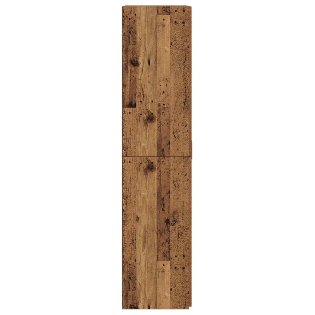 vidaXL Highboard 2 pcs Stare drewno 70 x 42,5 x 185 cm