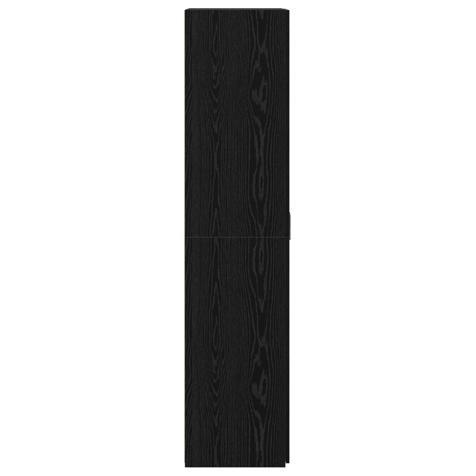 vidaXL Highboard 2 pcs Czarny Dąb 70 x 42,5 x 185 cm