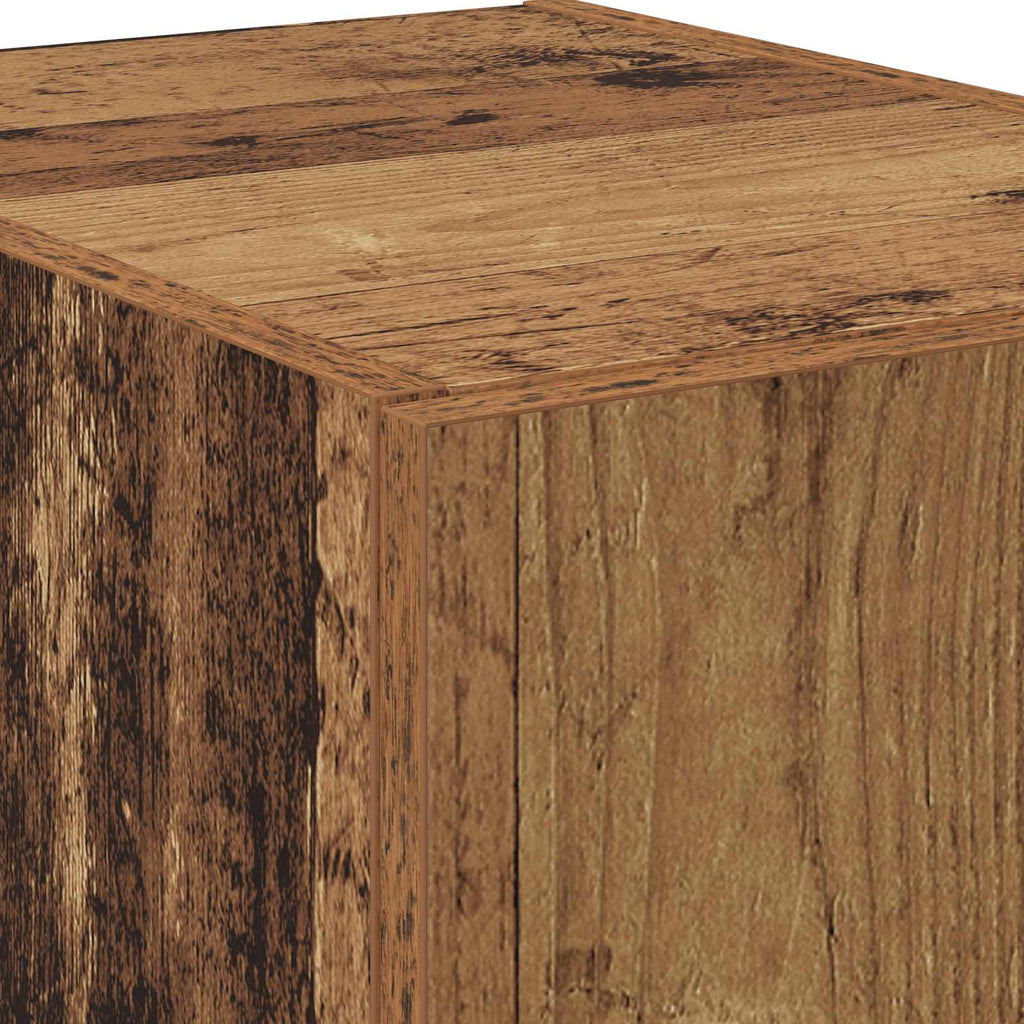 vidaXL Highboard 2 pcs Stare drewno 80 x 42 x 185 cm