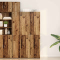 vidaXL Highboard 2 pcs Stare drewno 80 x 42 x 185 cm