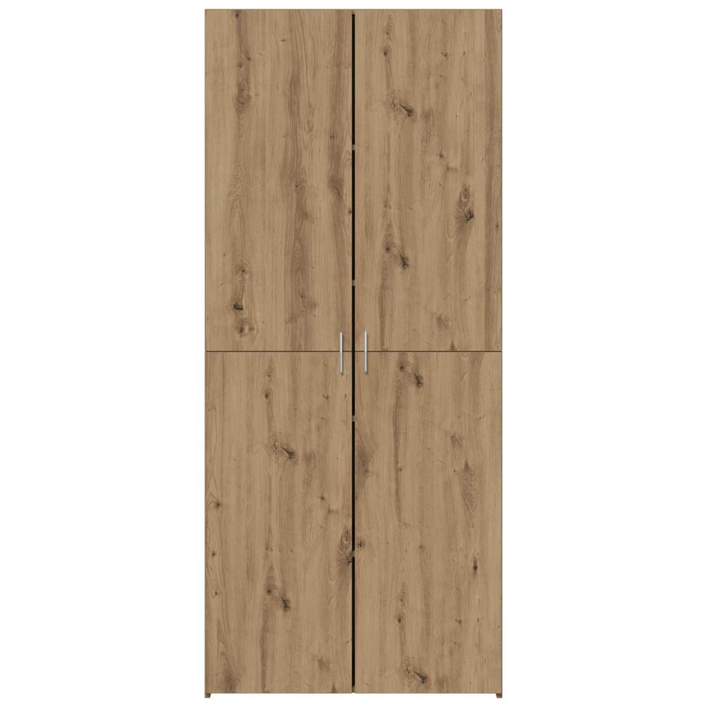 vidaXL Highboard 2 pcs Dąb rzemieślniczy 80 x 42 x 185 cm