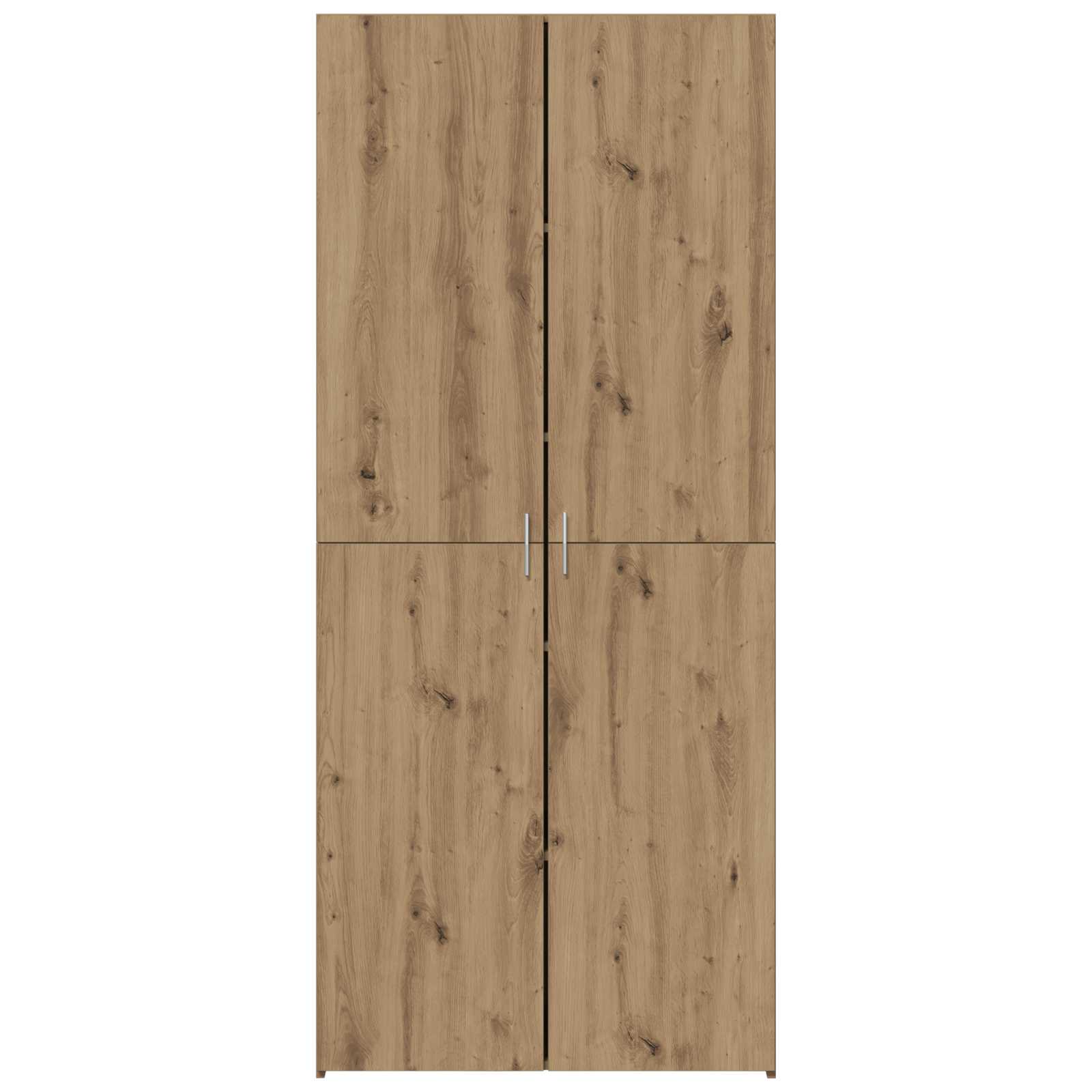 vidaXL Highboard 2 pcs Dąb rzemieślniczy 80 x 42 x 185 cm