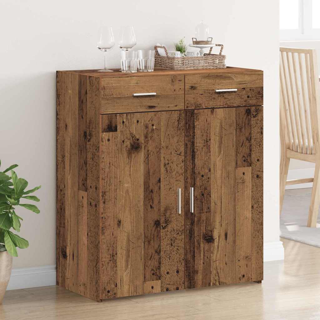 vidaXL Szafka do przechowywania Stare drewno 80 x 42,5 x 93,5 cm
