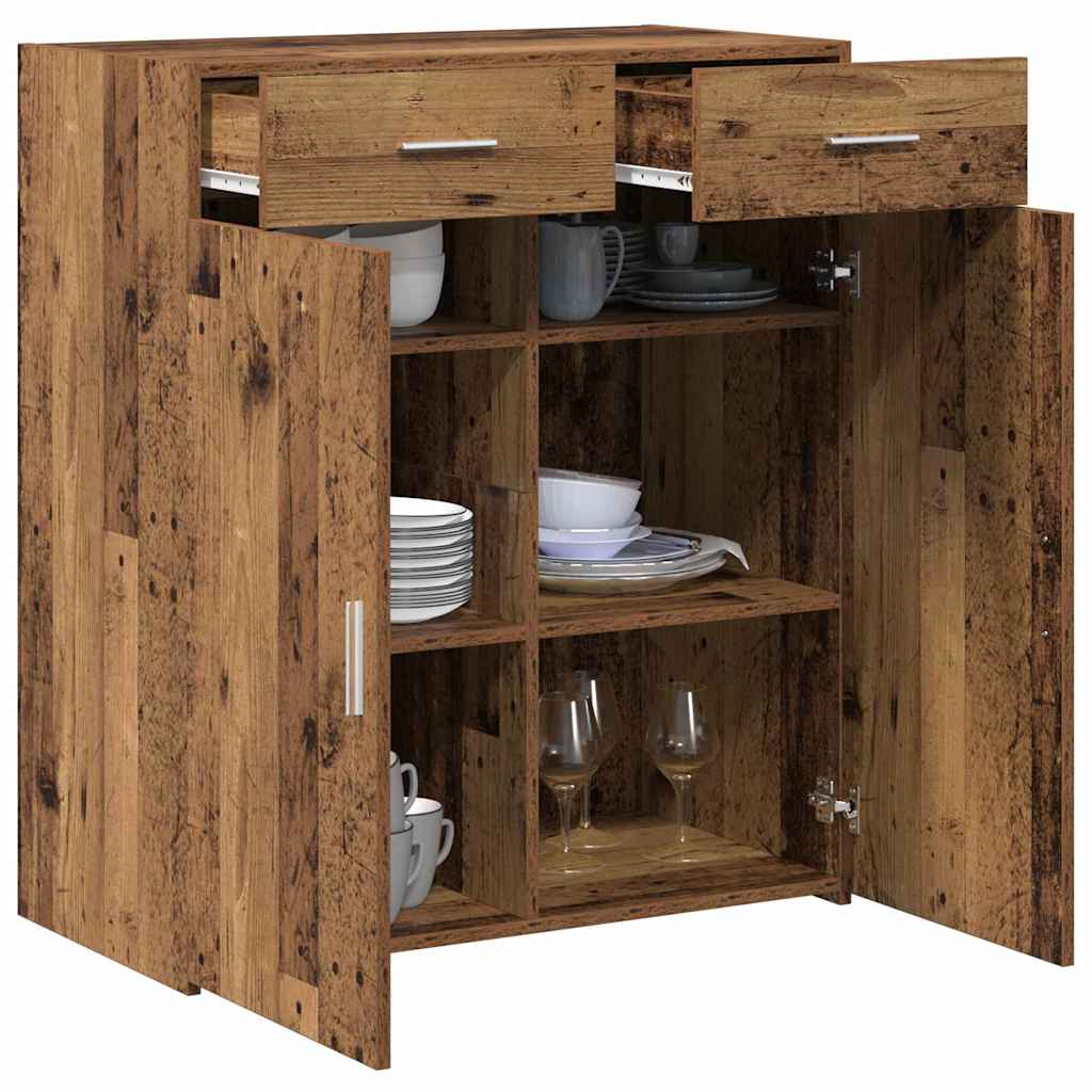 vidaXL Szafka do przechowywania Stare drewno 80 x 42,5 x 93,5 cm