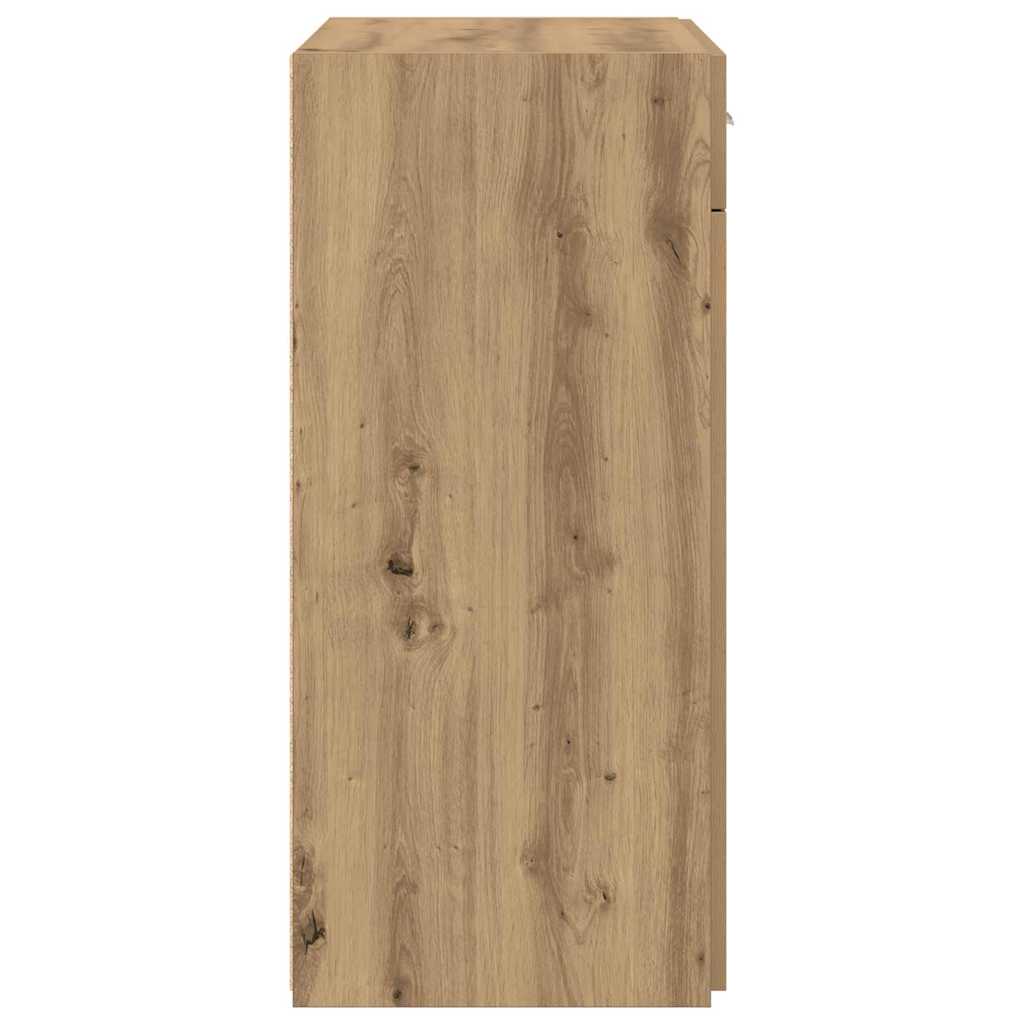vidaXL Szafka do przechowywania dąb artisan 80 x 42,5 x 93,5 cm