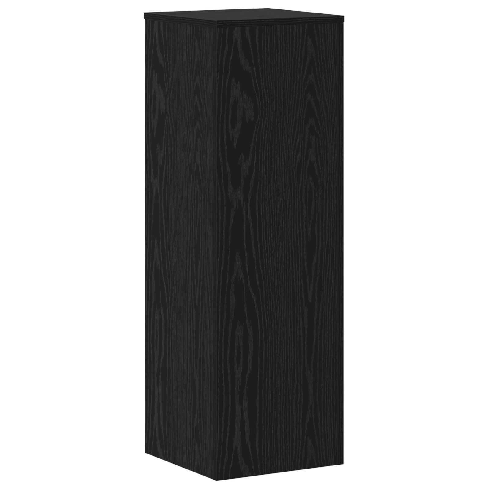vidaXL Stojak na rośliny 2 szt. Czarny dąb 33 x 33 x 100 cm