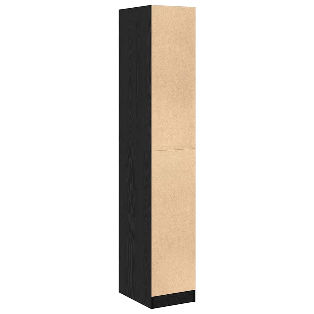 vidaXL Szafka apteczna Czarny dąb 30 x 41 x 174.5 cm