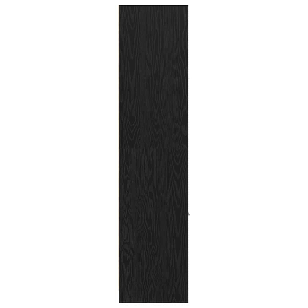 vidaXL Szafka apteczna Czarny dąb 30 x 41 x 174.5 cm
