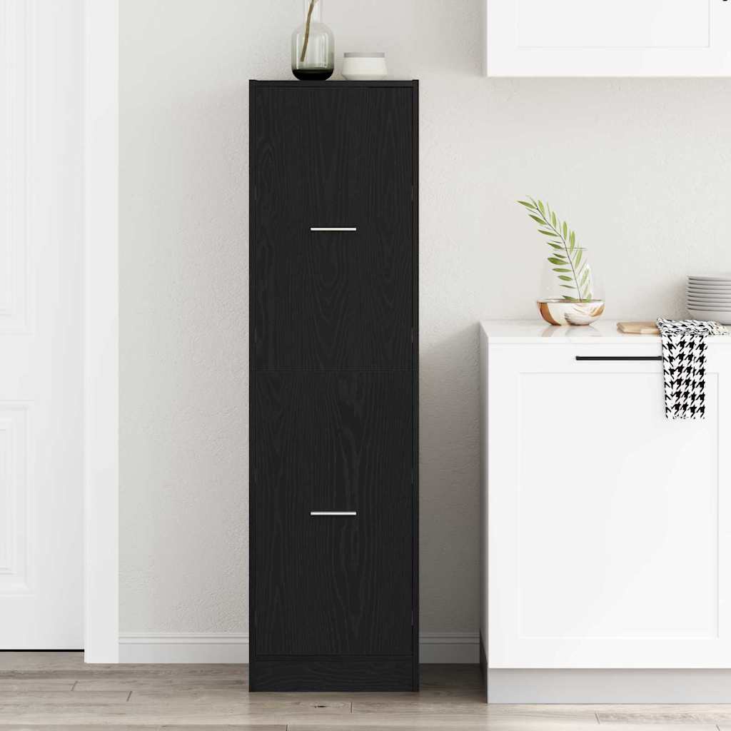 vidaXL Szafka apteczna Czarny dąb 40 x 41 x 144.5 cm