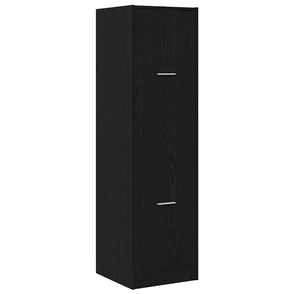 vidaXL Szafka apteczna Czarny dąb 40 x 41 x 144.5 cm