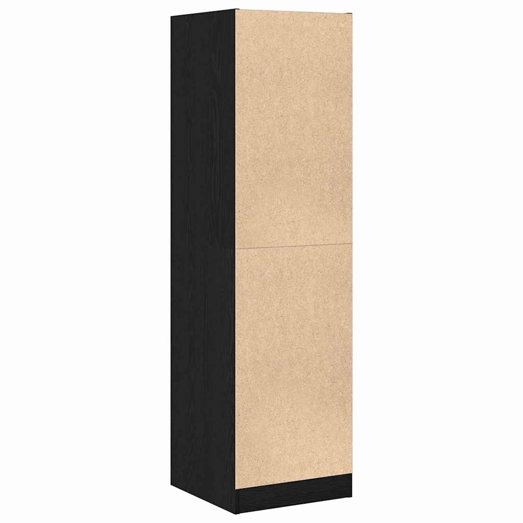vidaXL Szafka apteczna Czarny dąb 40 x 41 x 144.5 cm