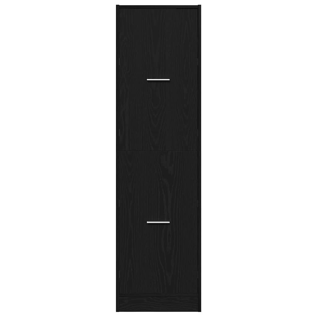 vidaXL Szafka apteczna Czarny dąb 40 x 41 x 144.5 cm