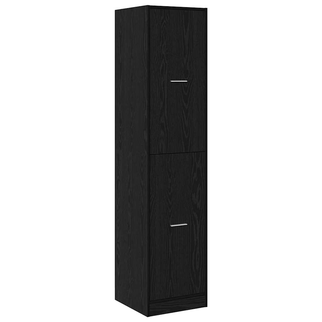 vidaXL Szafka apteczna Czarny dąb 40 x 41 x 174.5 cm