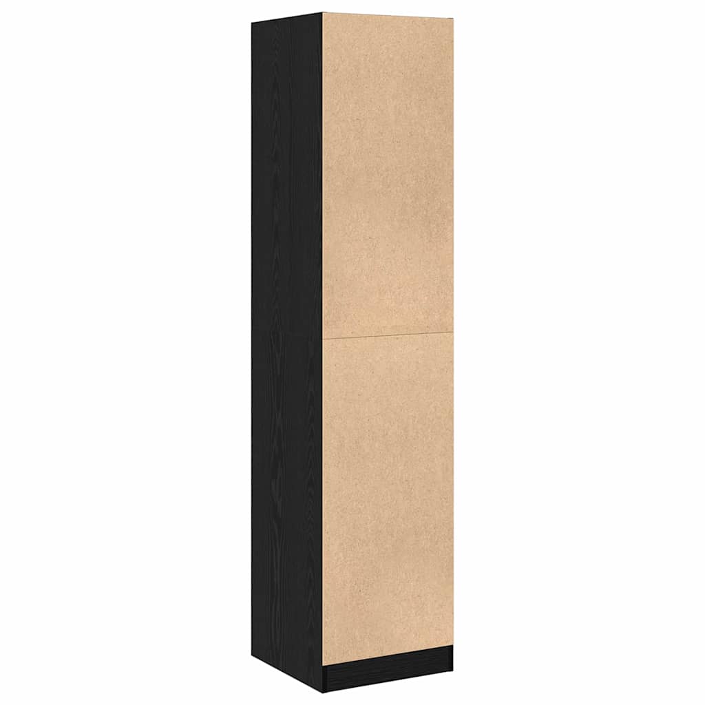 vidaXL Szafka apteczna Czarny dąb 40 x 41 x 174.5 cm