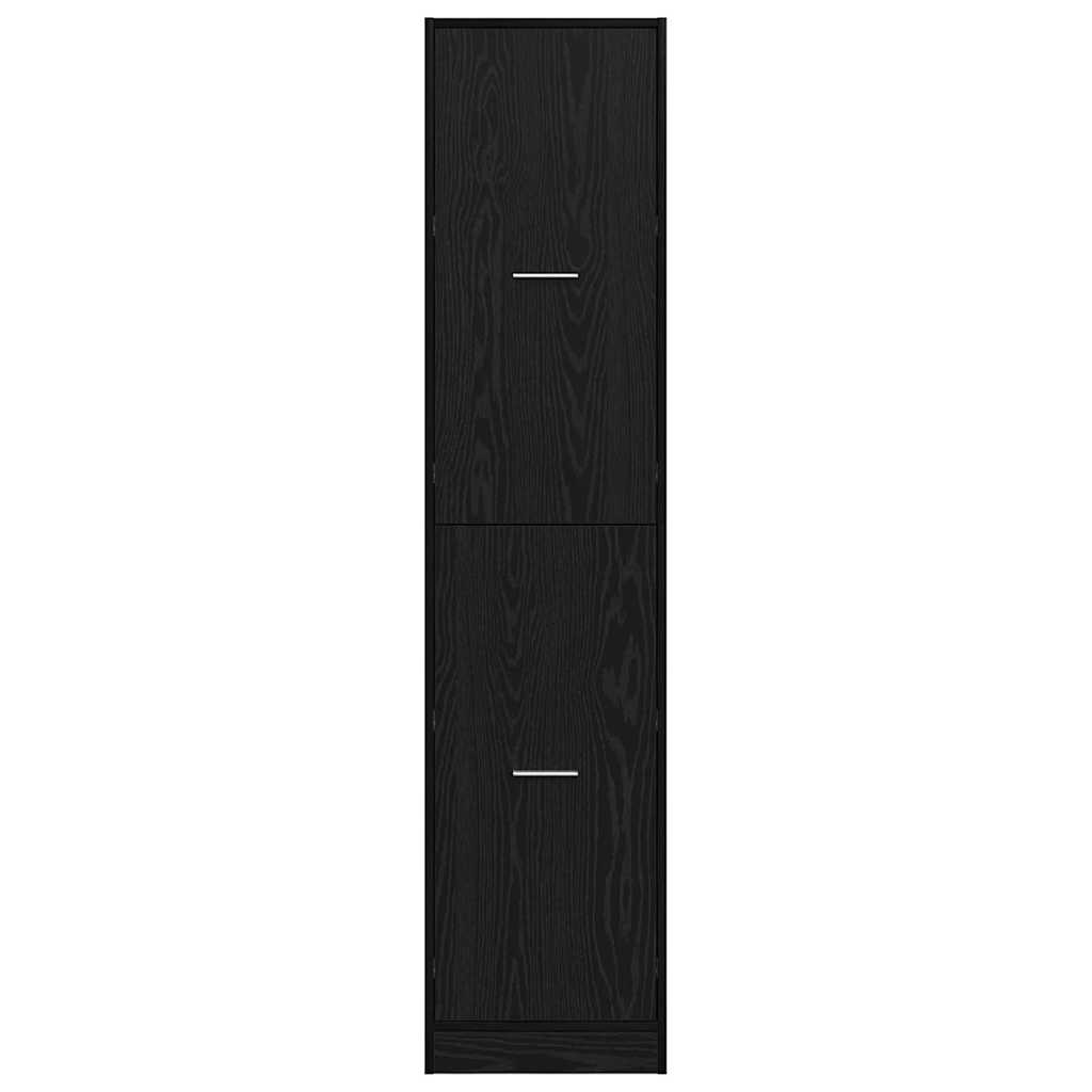 vidaXL Szafka apteczna Czarny dąb 40 x 41 x 174.5 cm