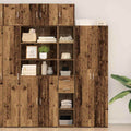 vidaXL Szafka do przechowywania 2 pcs Stare drewno 30 x 42,5 x 225 cm