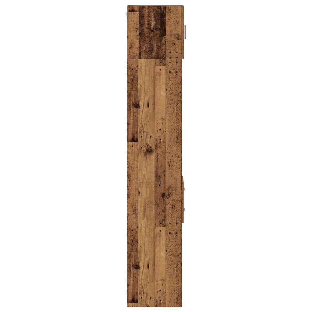 vidaXL Szafka do przechowywania 2 pcs Stare drewno 30 x 42,5 x 225 cm