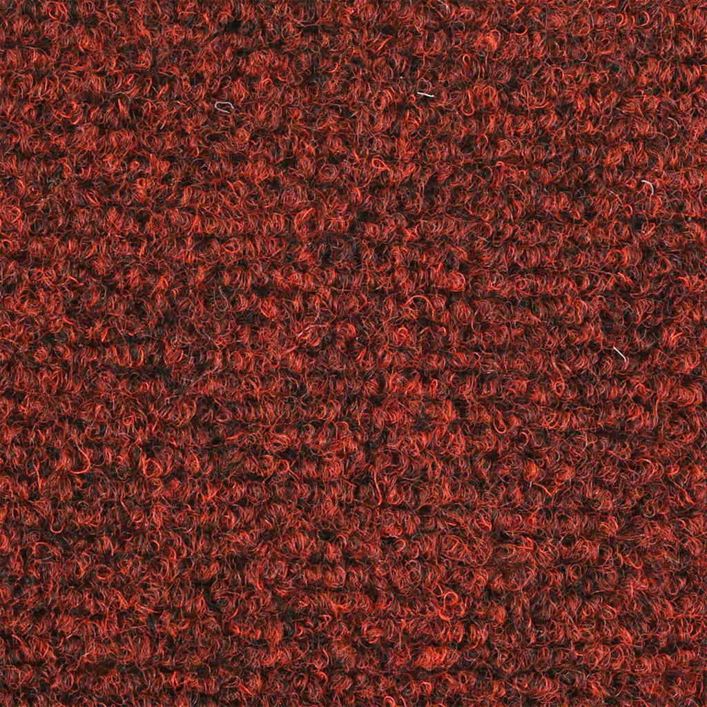 vidaXL Maty na schody samoprzylepne 20 szt. 65x21x4 cm Bordowe Czerwone Półokrągłe Duże