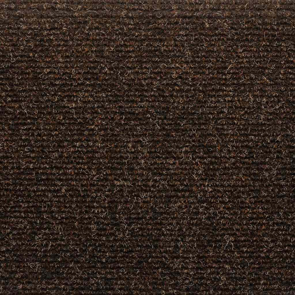 vidaXL Maty na schody samoprzylepne 20 szt. 65x21x4 cm Brązowe półokrągłe duże