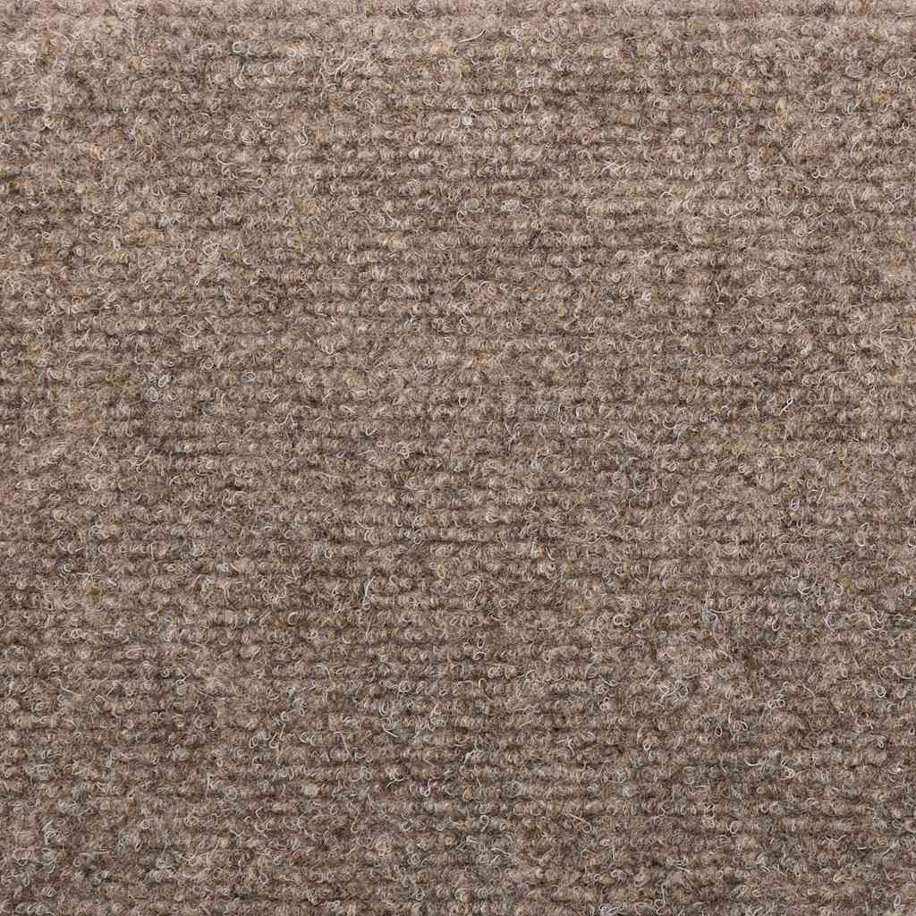 vidaXL Maty na schody samoprzylepne 20 szt. 65x21x4 cm beżowe półokrągłe duże