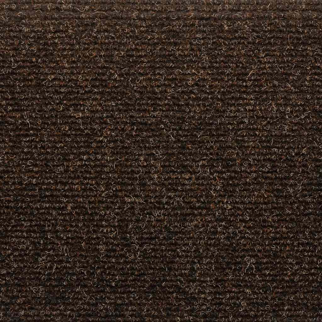 vidaXL Maty na schody samoprzylepne 30 szt. 65x21x4 cm Brązowe półokrągłe duże