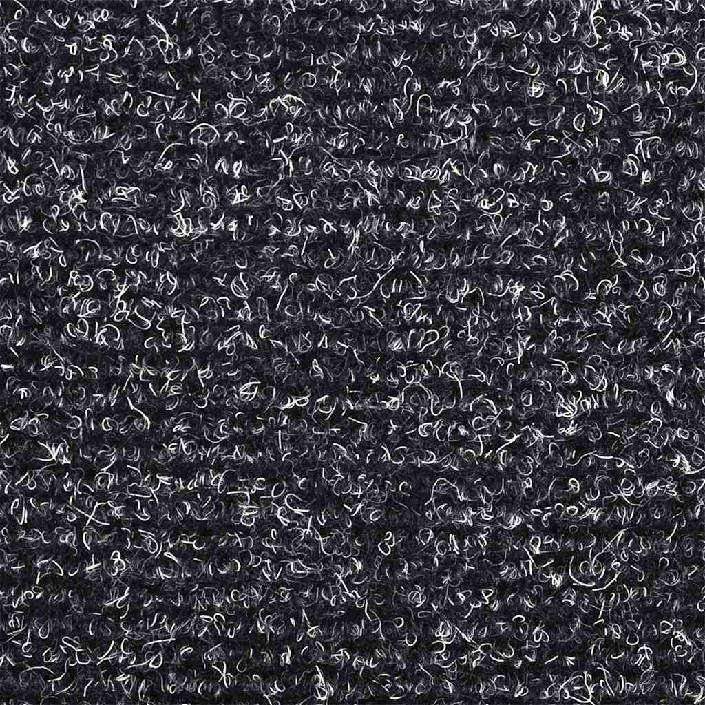 vidaXL Maty na schody samoprzylepne 20 szt. 56x17x3 cm Ciemnoszary półokrągły