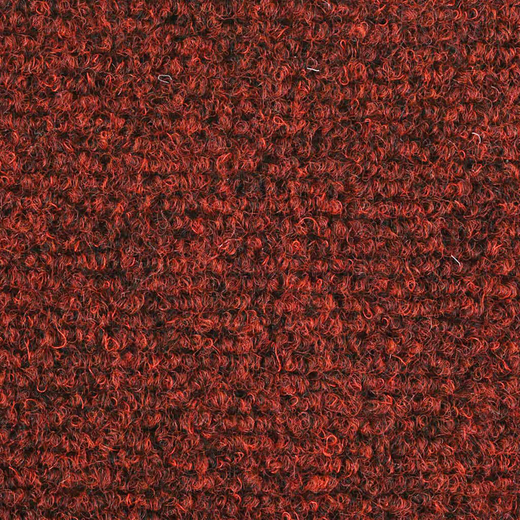 vidaXL Maty na schody samoprzylepne 30 szt. 56x17x3 cm Bordowo-czerwone półokrągłe