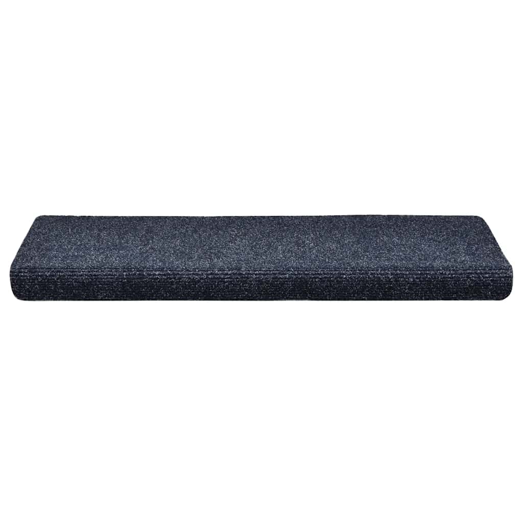 vidaXL Maty na schody samoprzylepne 30 szt. 65x21x4 cm Niebieskie prostokątne krawędzie